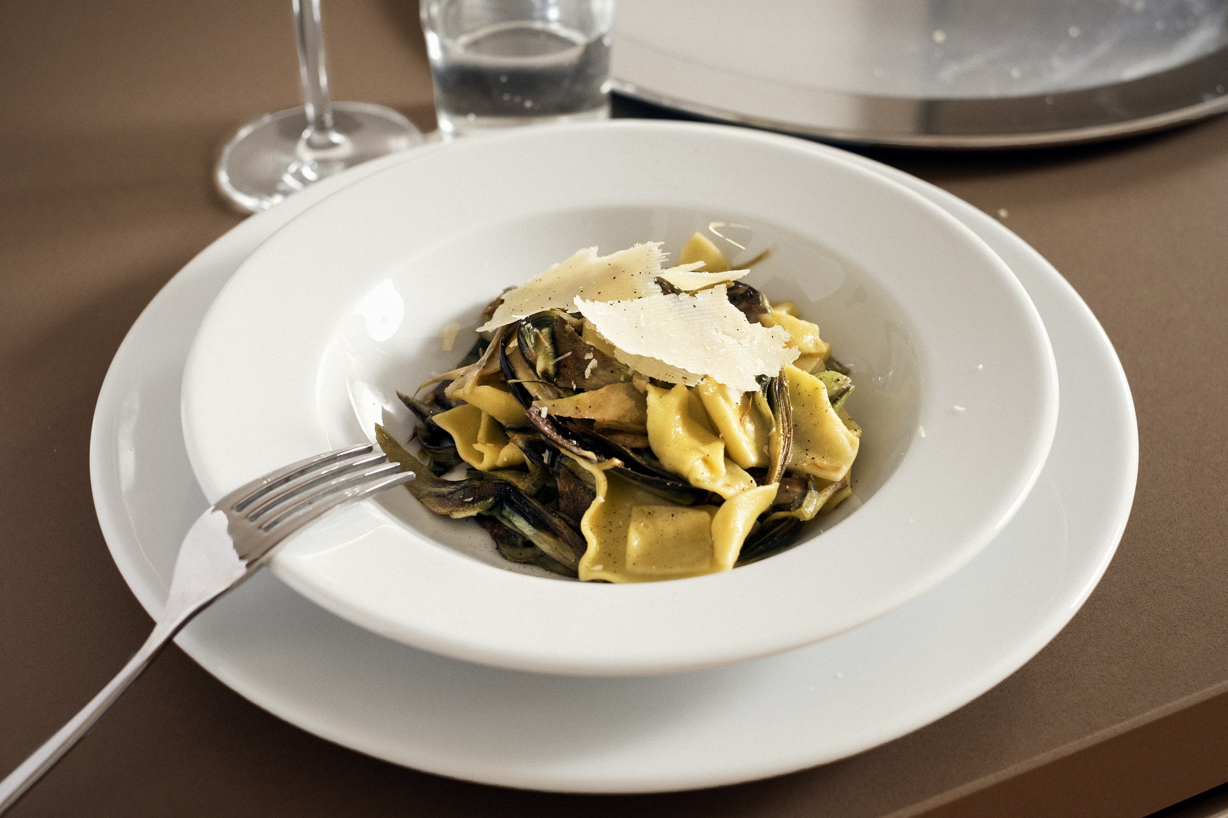 Maltagliati with an artichoke sauce - Bertazzoni